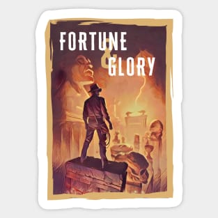 Fortune and Glory II - Indy Sticker